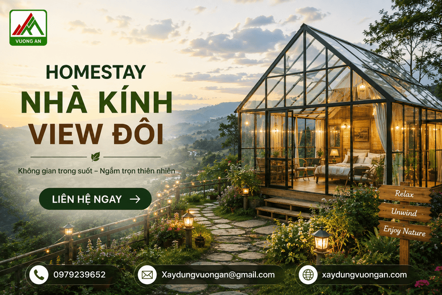 Homestay Nhà Kính View Đồi