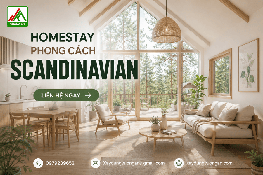 Homestay Phong Cách Scandinavian