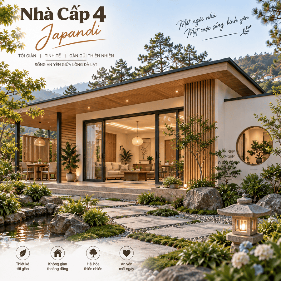 Nhà Cấp 4 Japandi