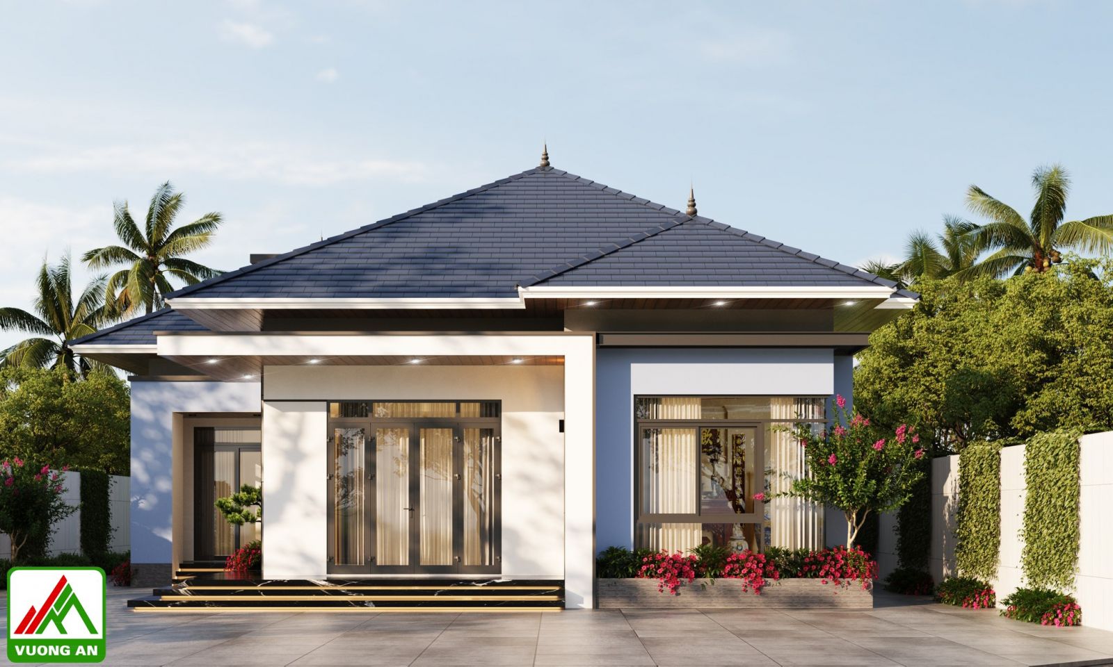 Biệt thự sân vườn – KDC Tam Phước