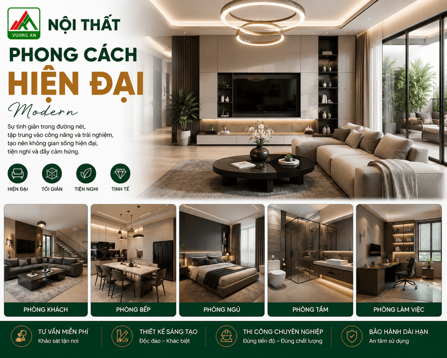 Phong Cách Hiện Đại (Modern)